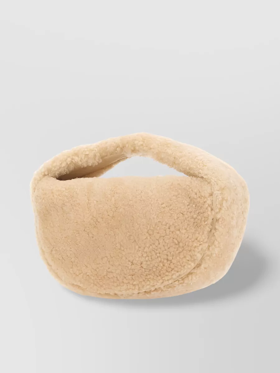 By Far Baby Cush Shearling Mini Bag