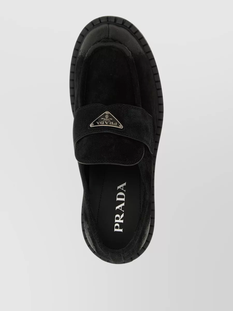 Prada Suede Derby Shoes