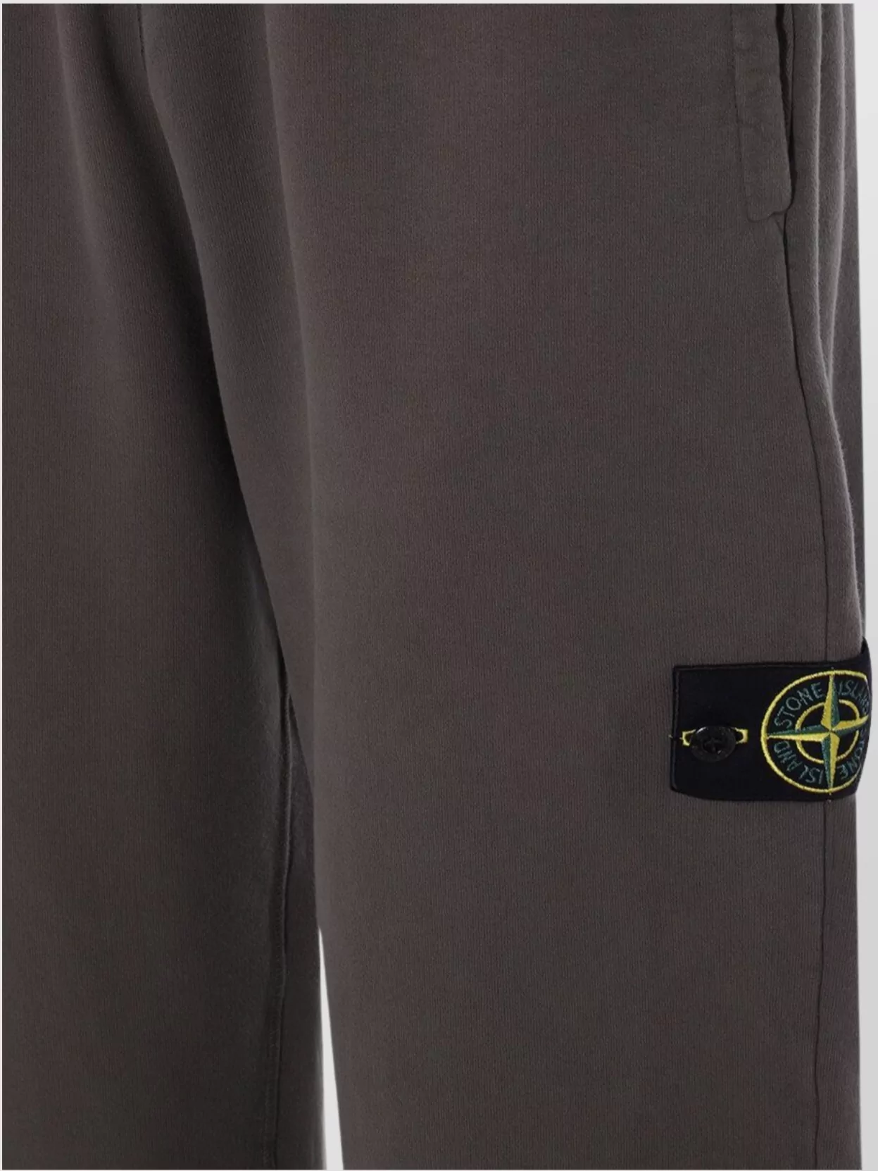 Stone Island Comfortable Trousers With Elastic Waistband And Side Pockets