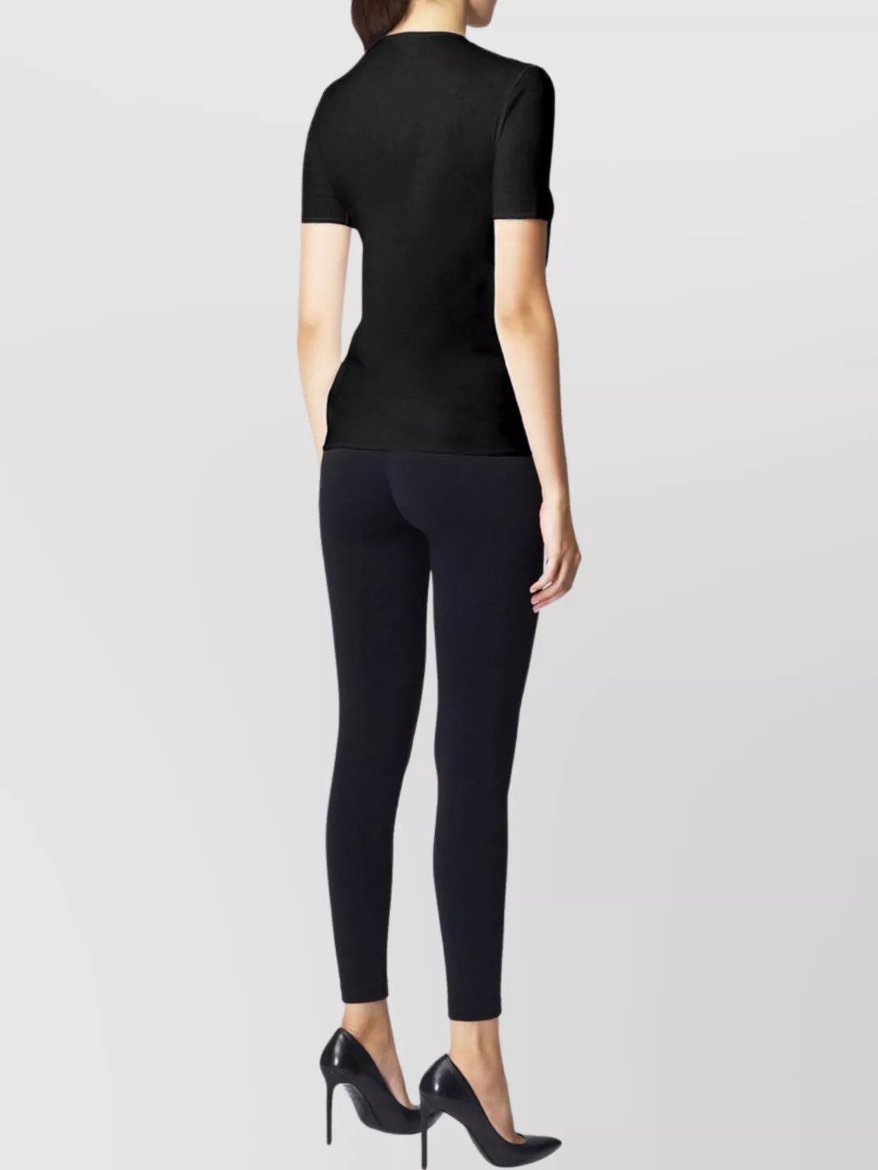 Wolford Simple Round Neck Short Sleeves Top