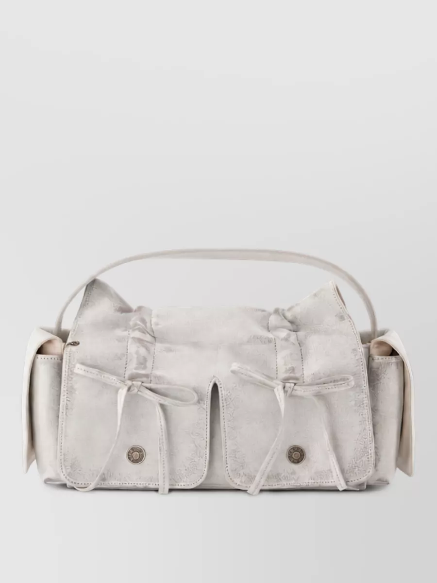 Acne Studios calf leather shoulder bag