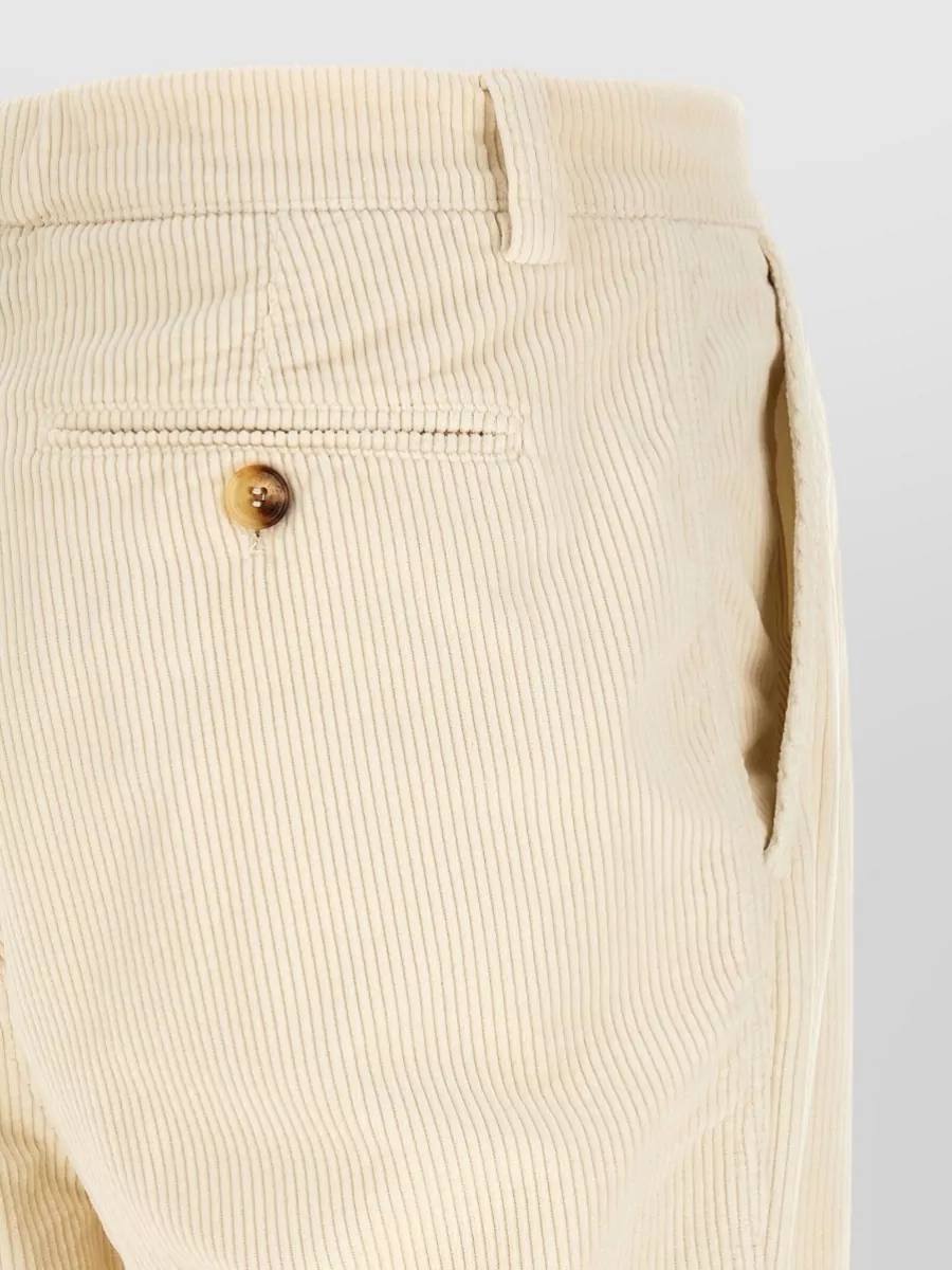 Brunello Cucinelli Corduroy Straight-Leg Trousers