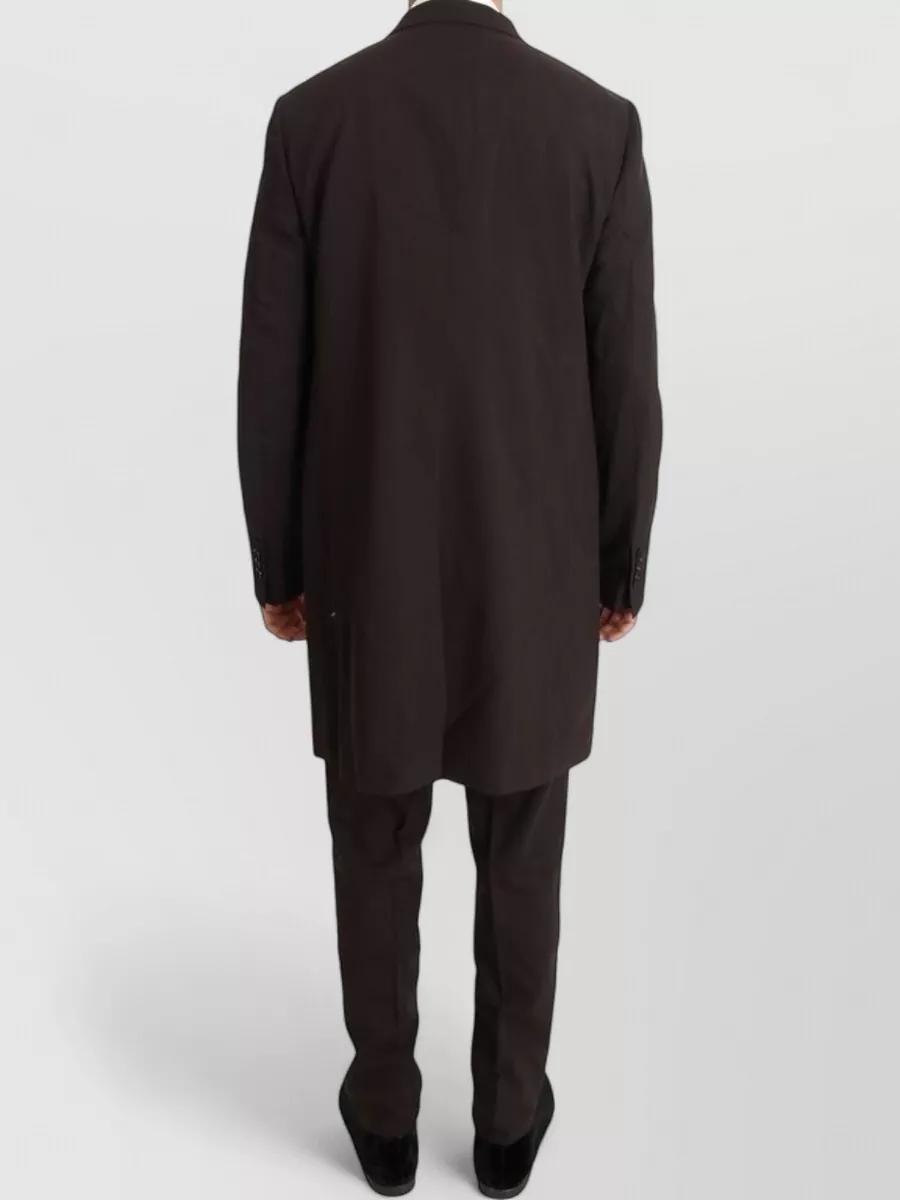 Dolce&Gabbana Wool Double-Breasted Long Coat