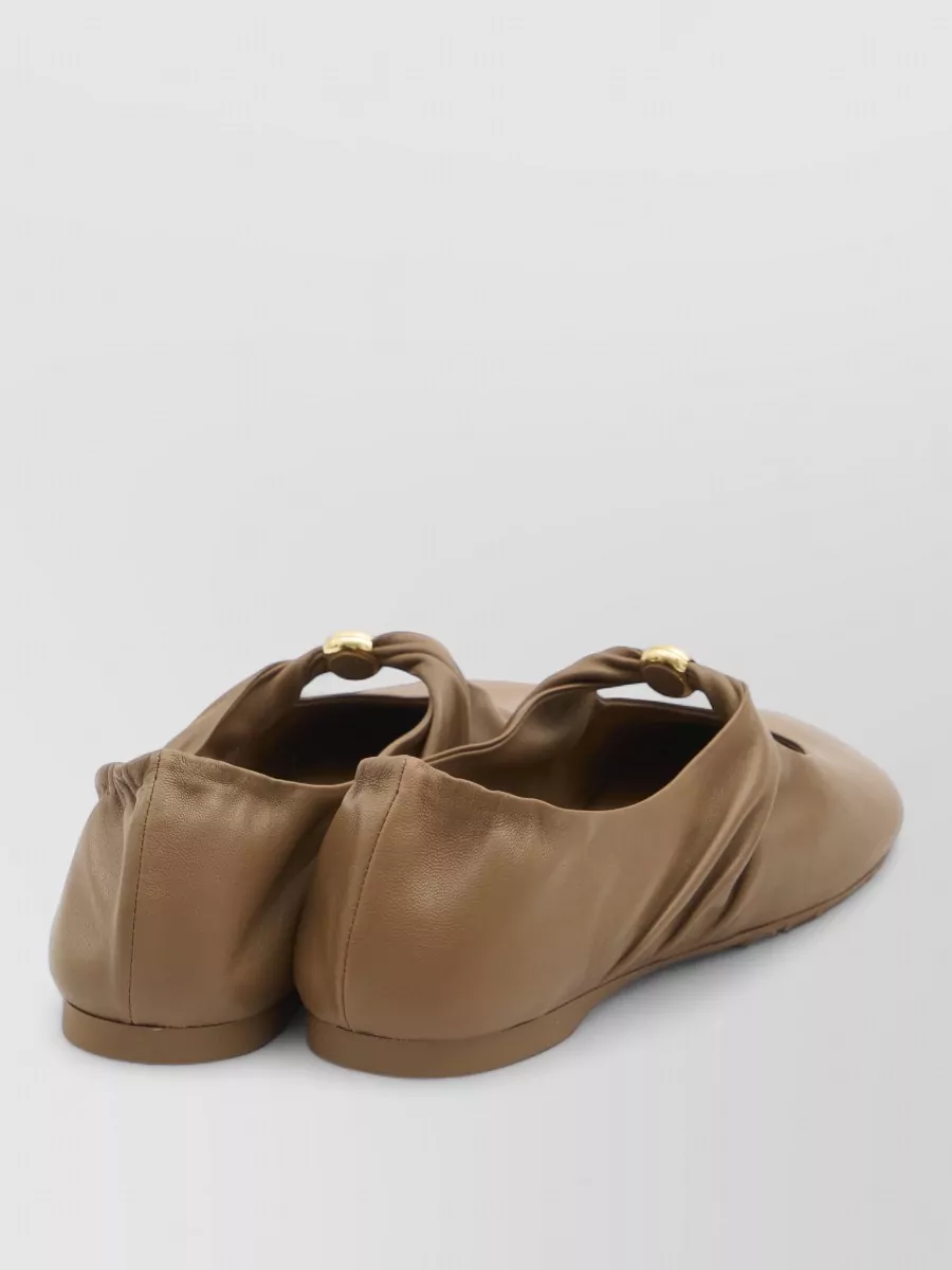 Loewe Leather Ballerina Flats