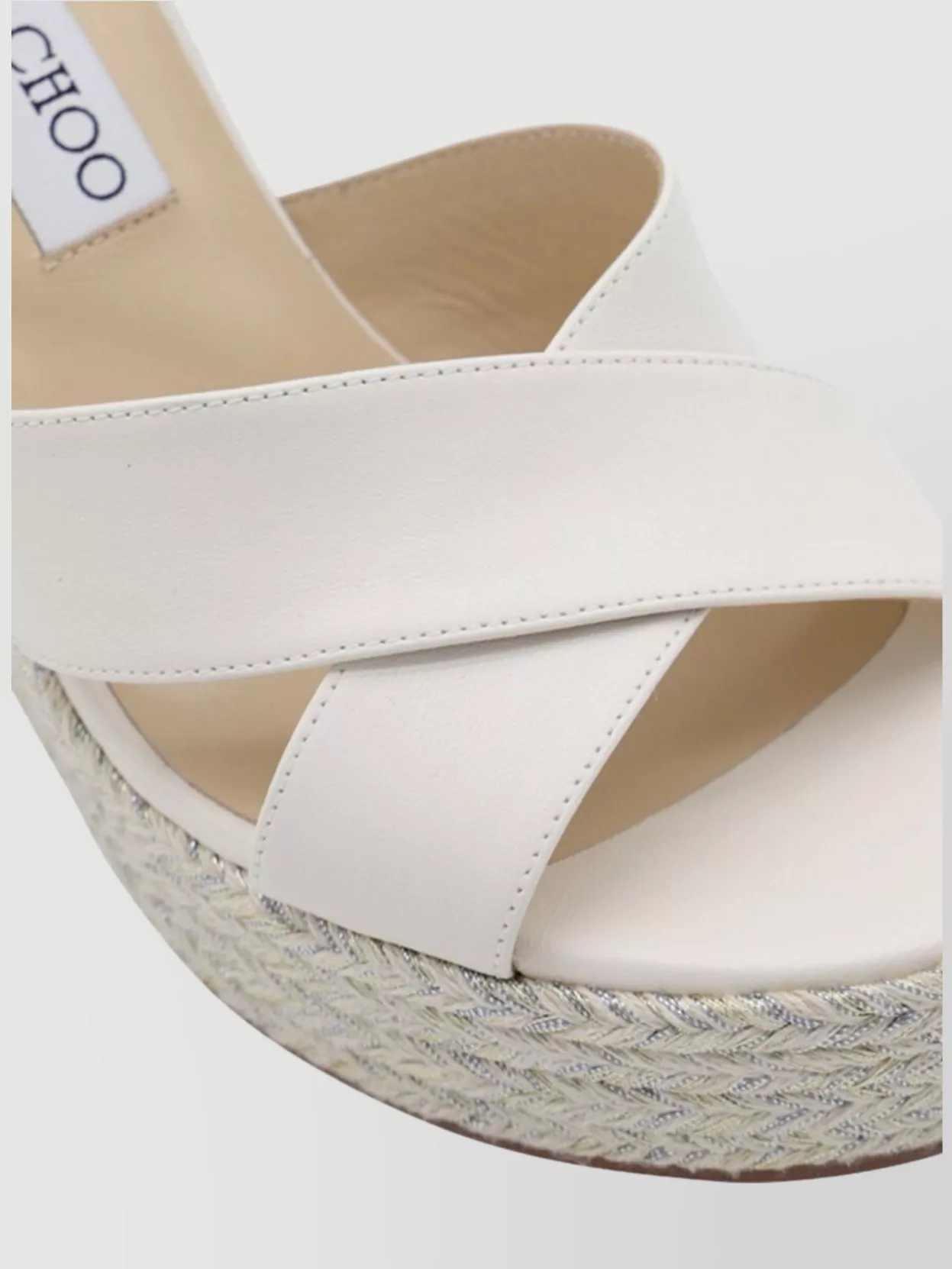Jimmy Choo Strappy Open Toe Wedge Sandals