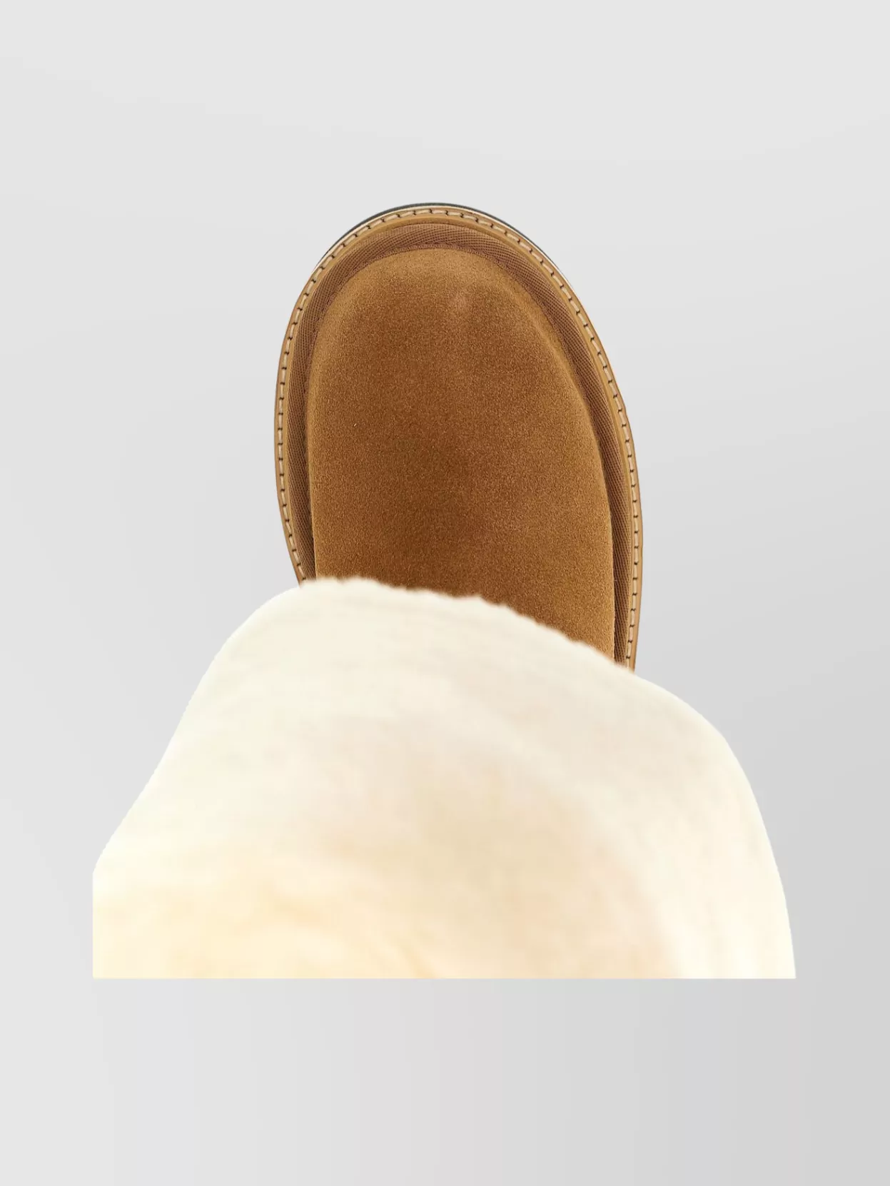 Ugg Sacai Platform Knee High Fur Trim Boots