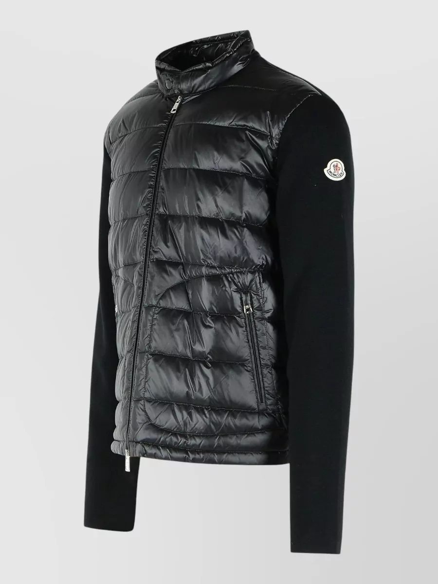 Moncler Quilted Nylon Zip Jacket