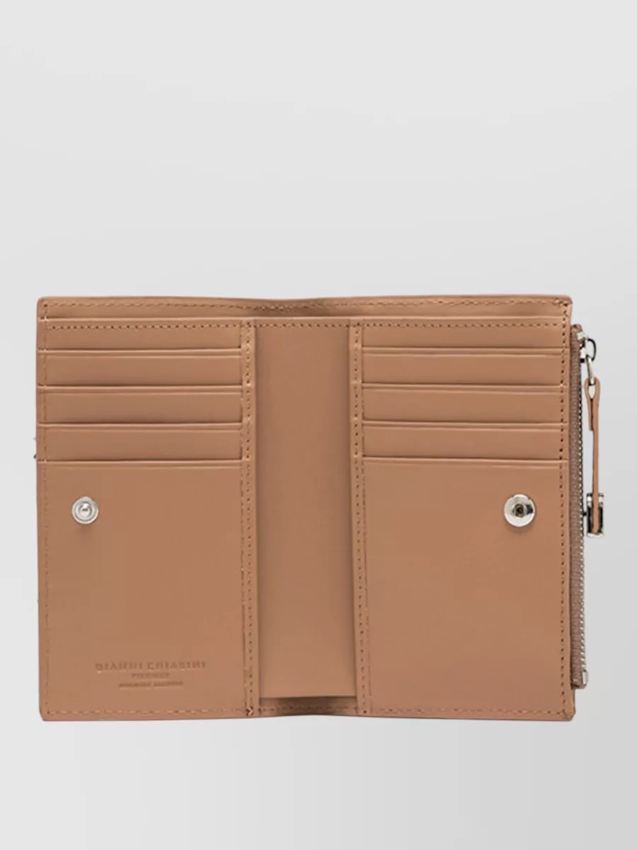 Gianni Chiarini Bubble Line Wallets Stitch Detail Texture