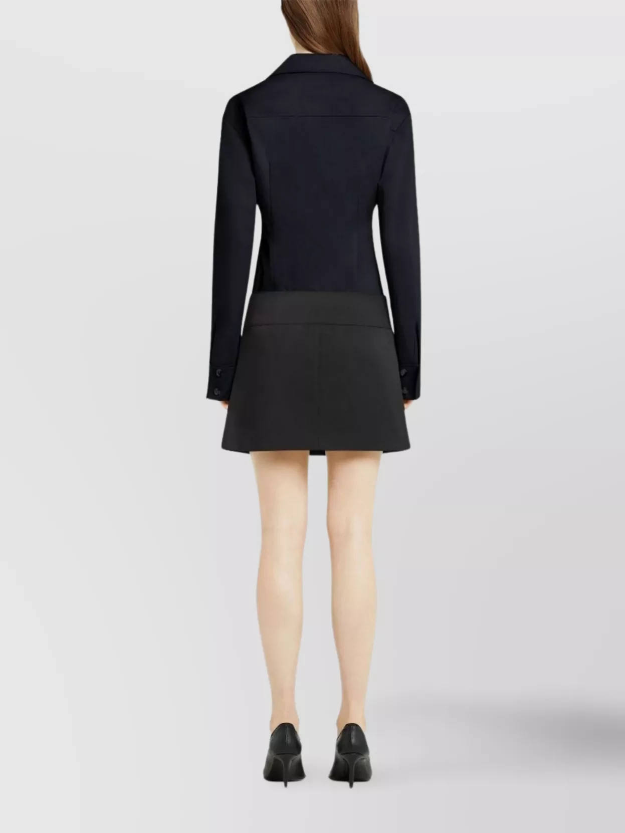 Courrèges Cotton Shirt With Camp Collar And Chest Pockets