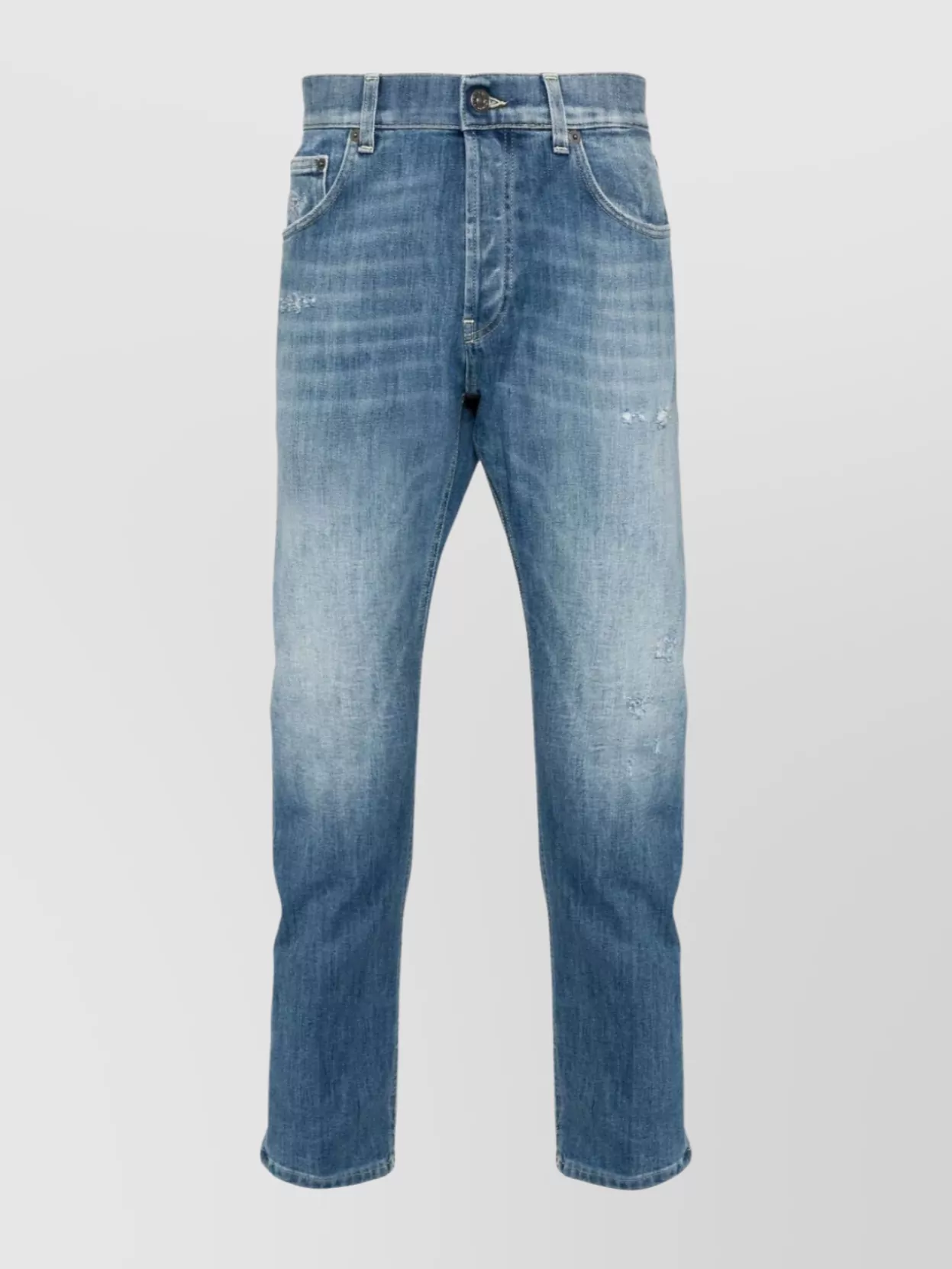 Dondup - distressed faded jeans five pockets