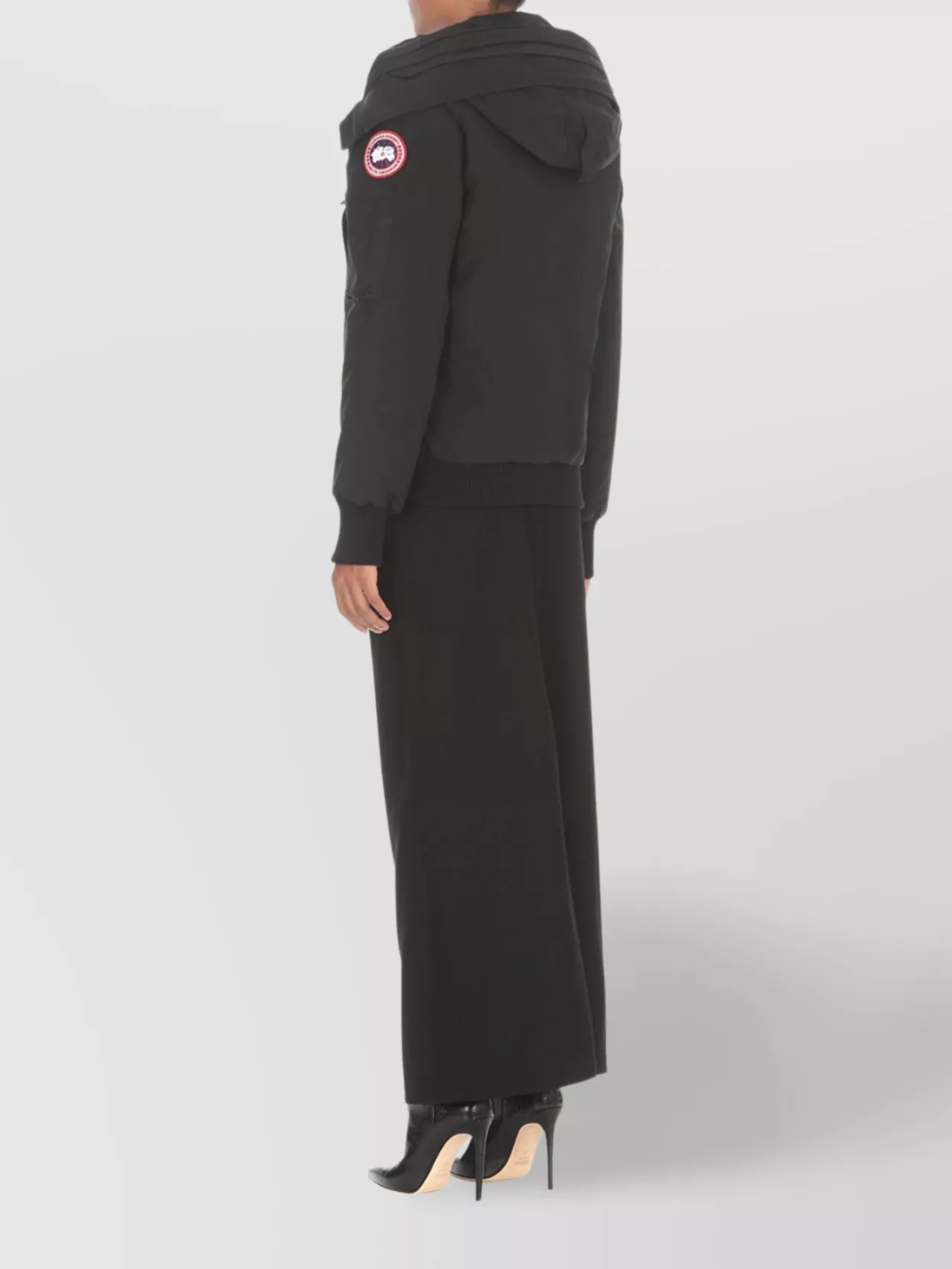 Canada Goose Padded Down Jacket With High Neck And Hood