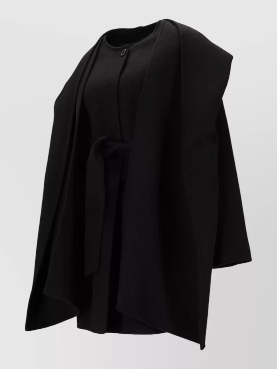 Parosh Wool Poncho
