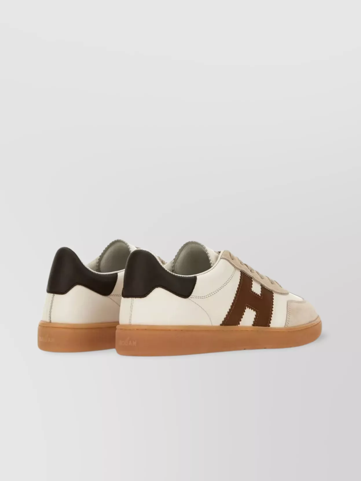 Hogan Smooth And Suede Leather Sneakers With Rubber Sole