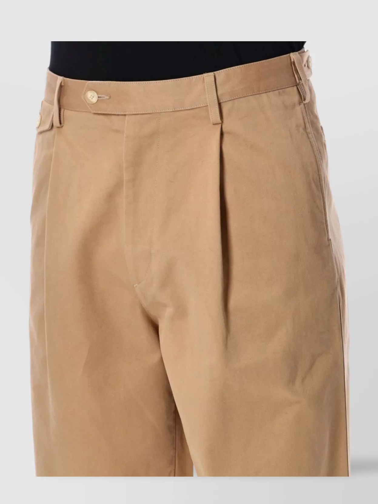 Auralee Tucked Chino Pant Pockets
