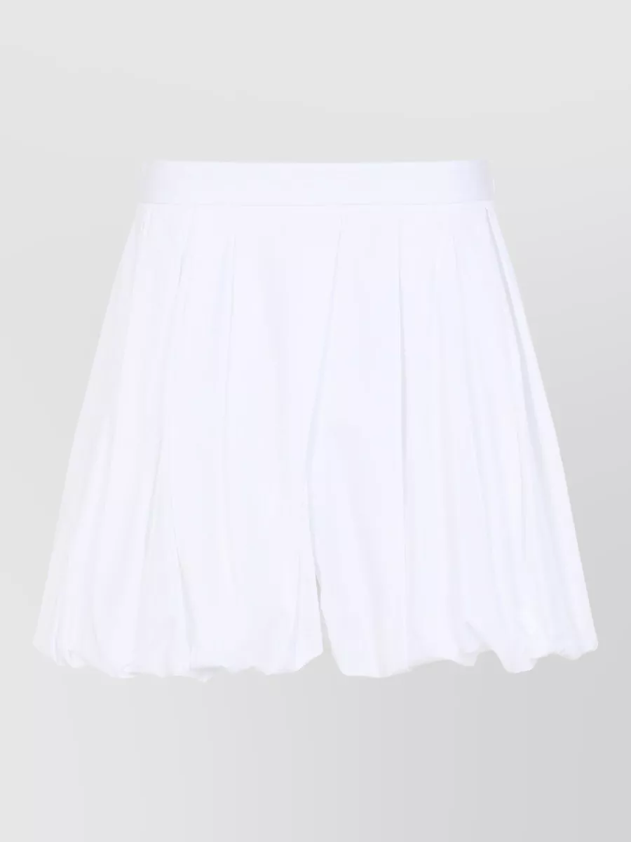 Jil Sander High Waist Bermuda Shorts Balloon Silhouette