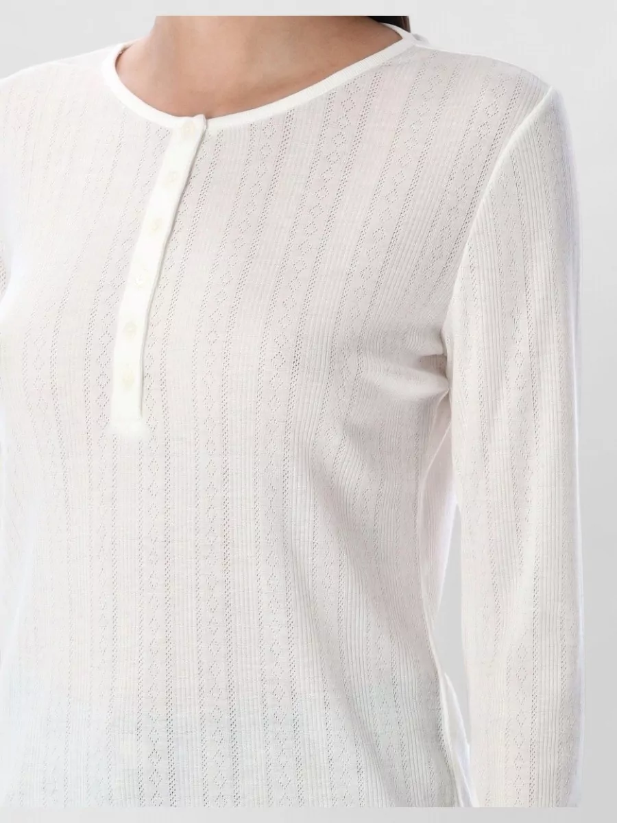 Anine Bing Short-Sleeve Loungewear Top