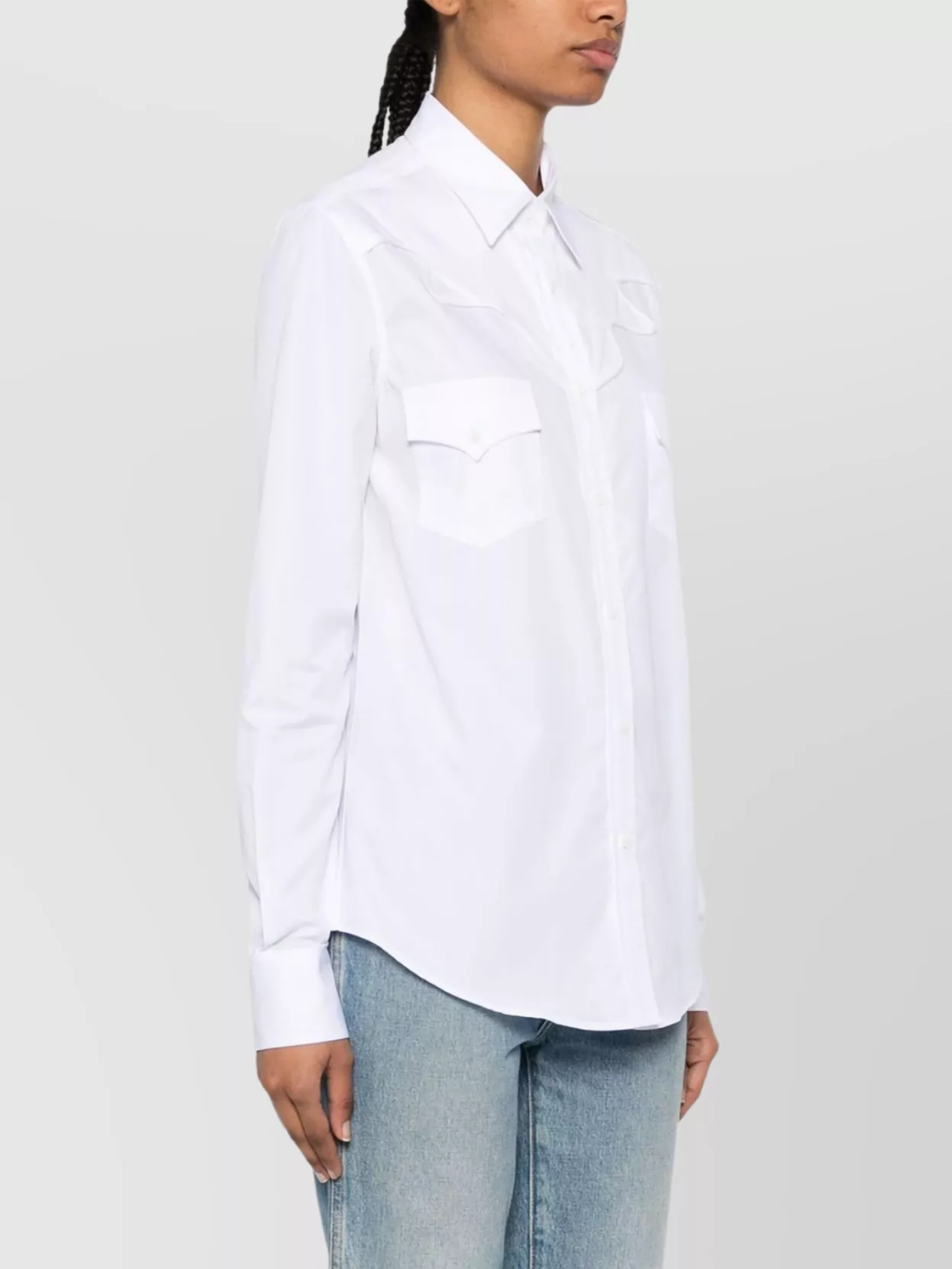 Ermanno Scervino Shirt With Chest Pockets And Western Yoke Detail