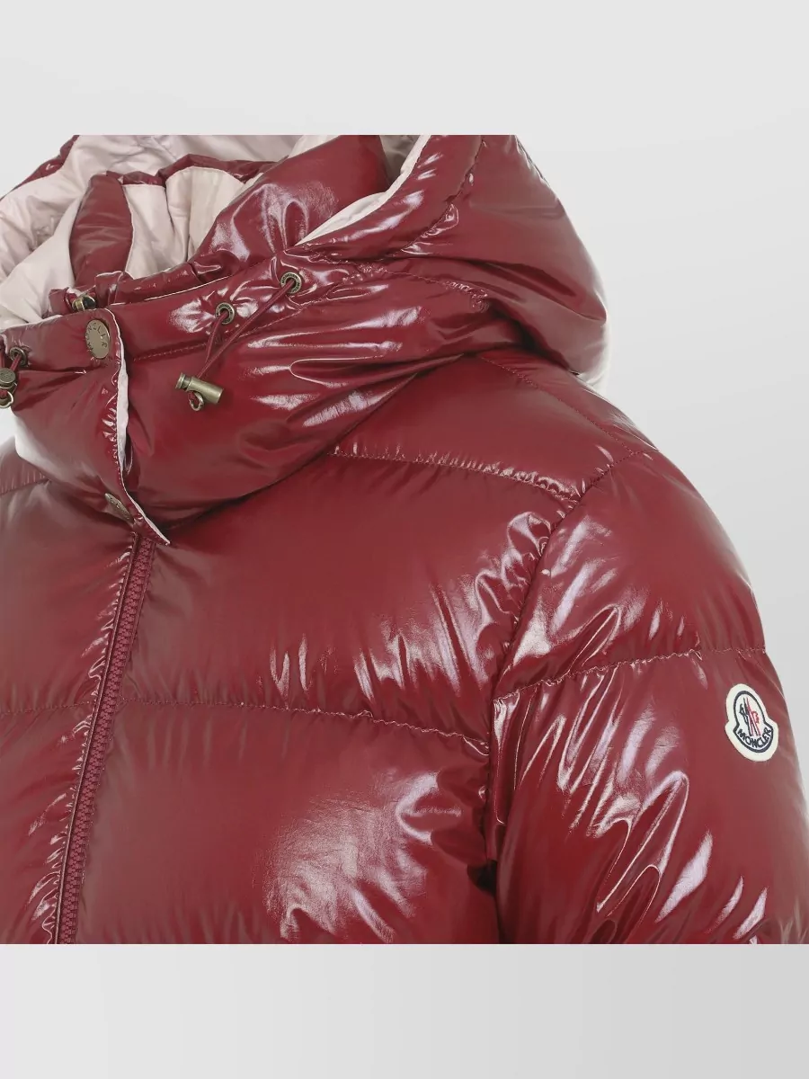 Moncler Down Cropped Hooded Puffer Jacket