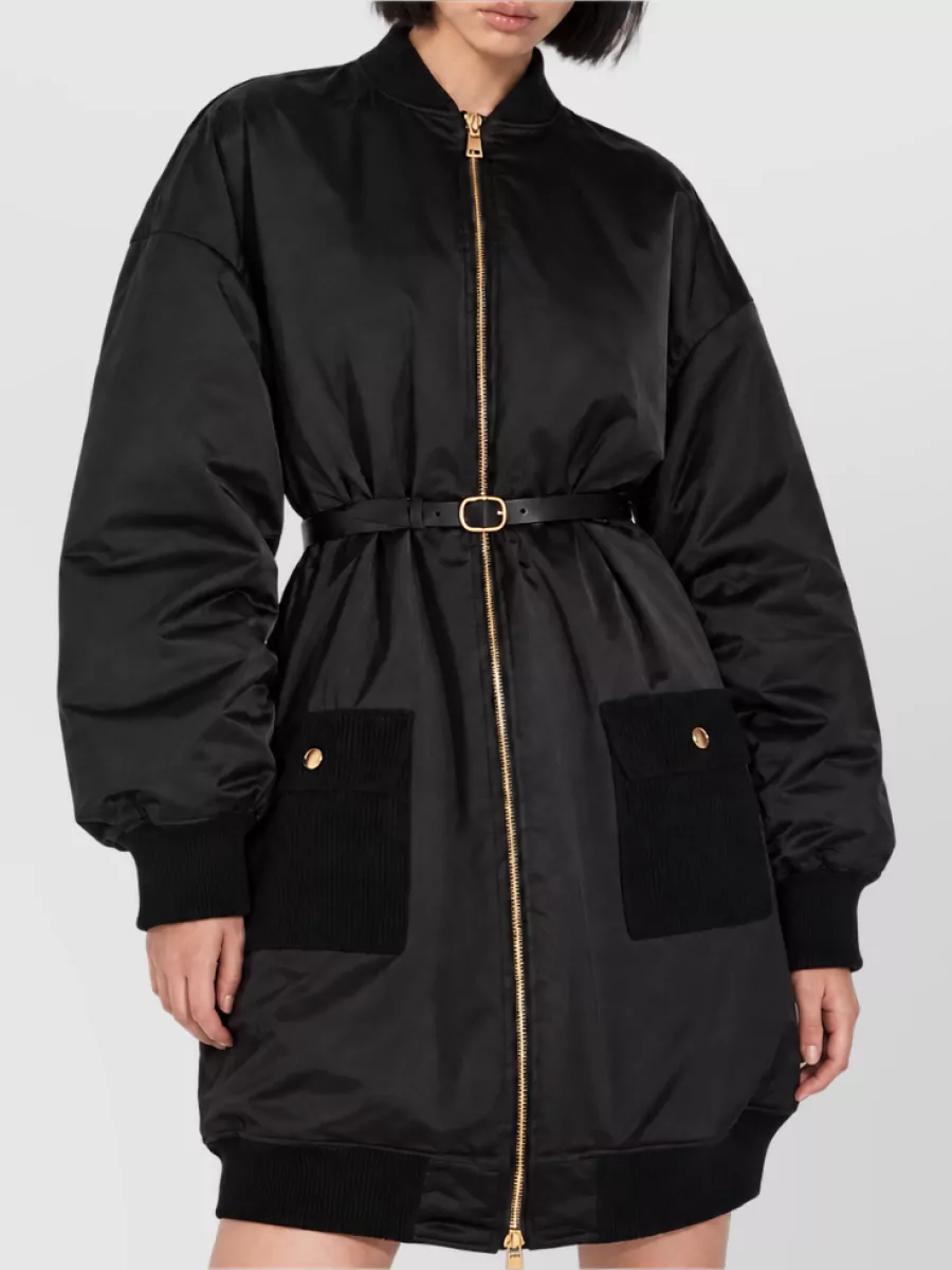 Elisabetta Franchi Belted Oversized Coat