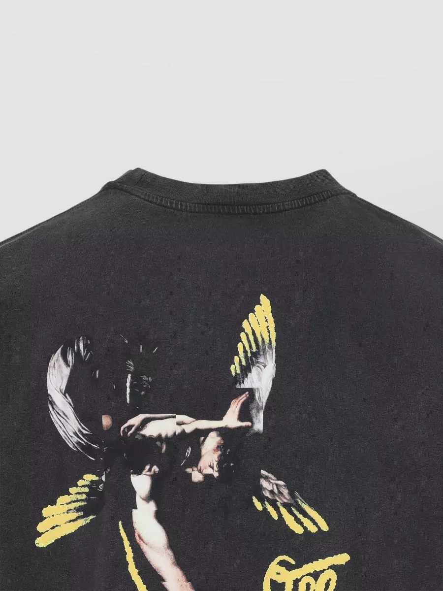 Off-White Printed Relaxed-Fit Cotton T-Shirt