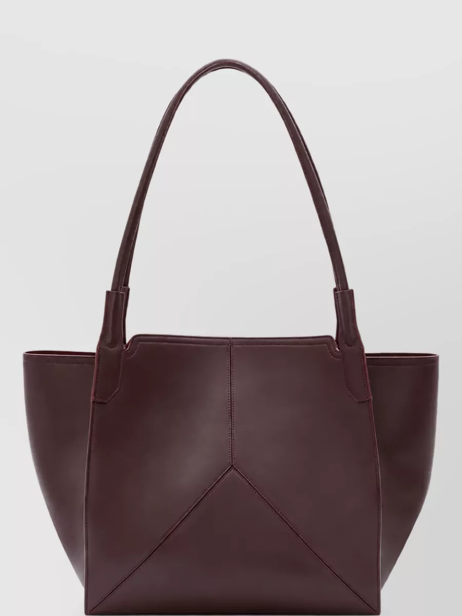 Victoria Beckham Victoria Calf Leather Shoulder Bag