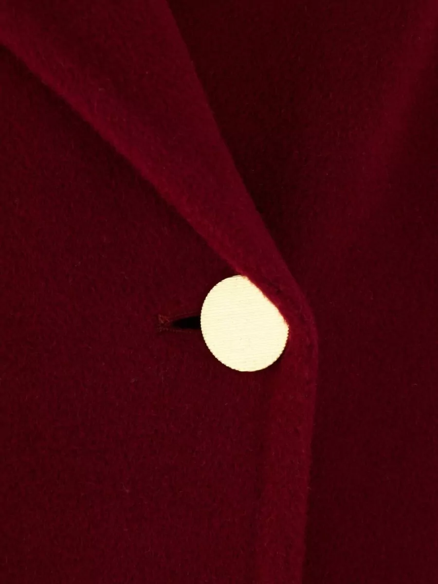 Alberta Ferretti Wool Cashmere Fitted Jacket
