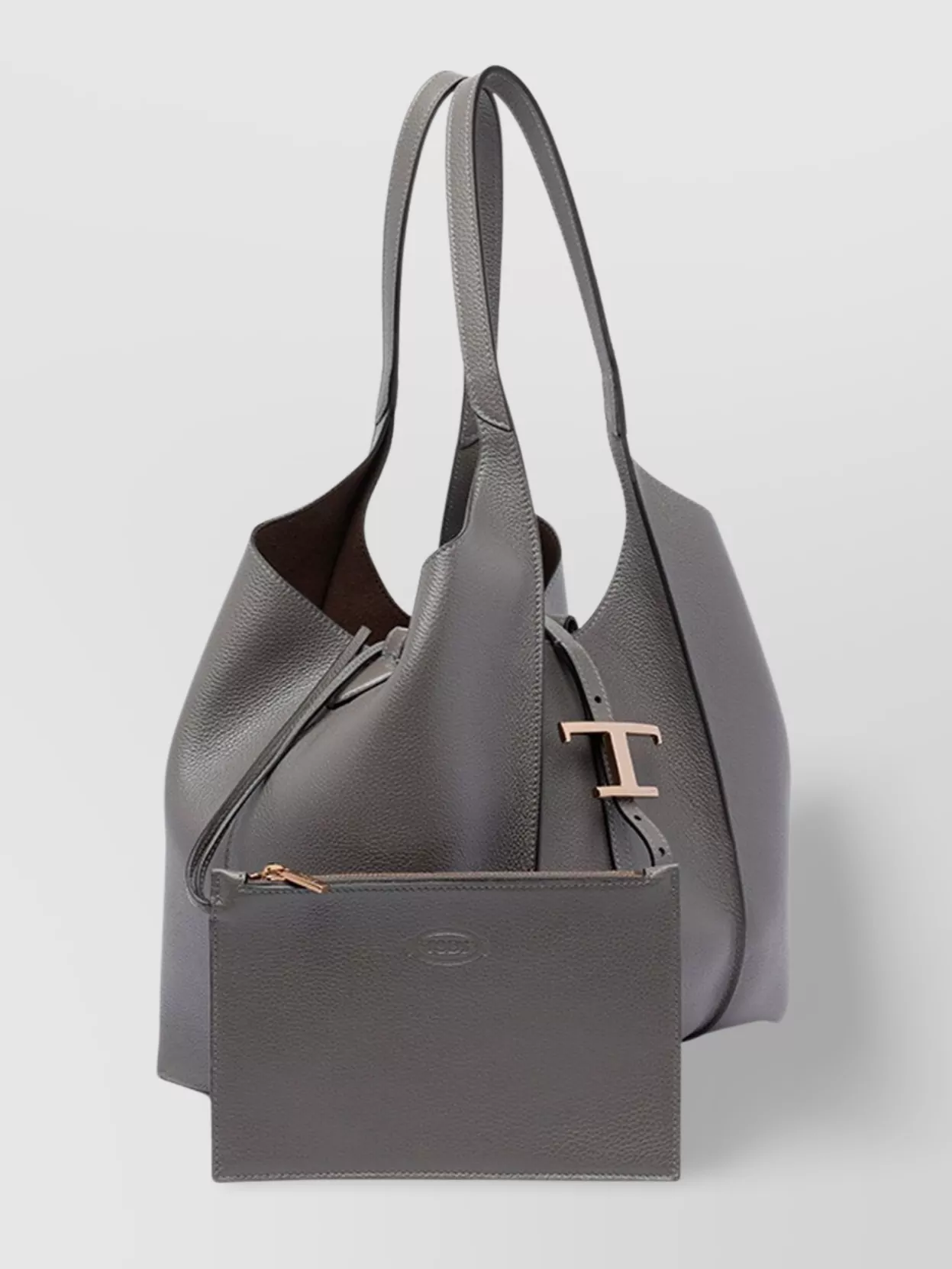 Tod's Structured Double Handle Shopping Bag