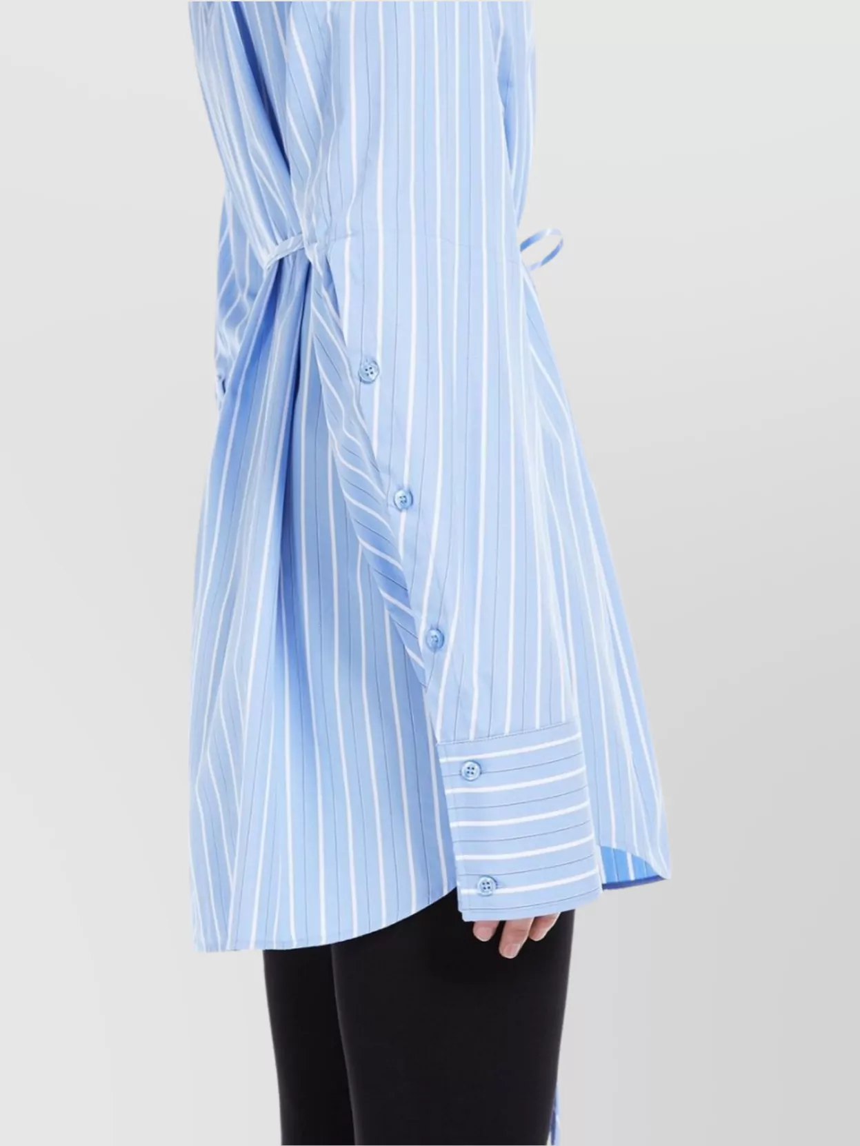 Sportmax Oversized Tunic Striped Pattern