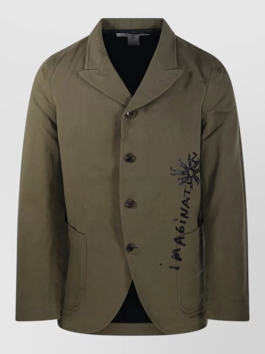 Comme des Garçons cotton blazer