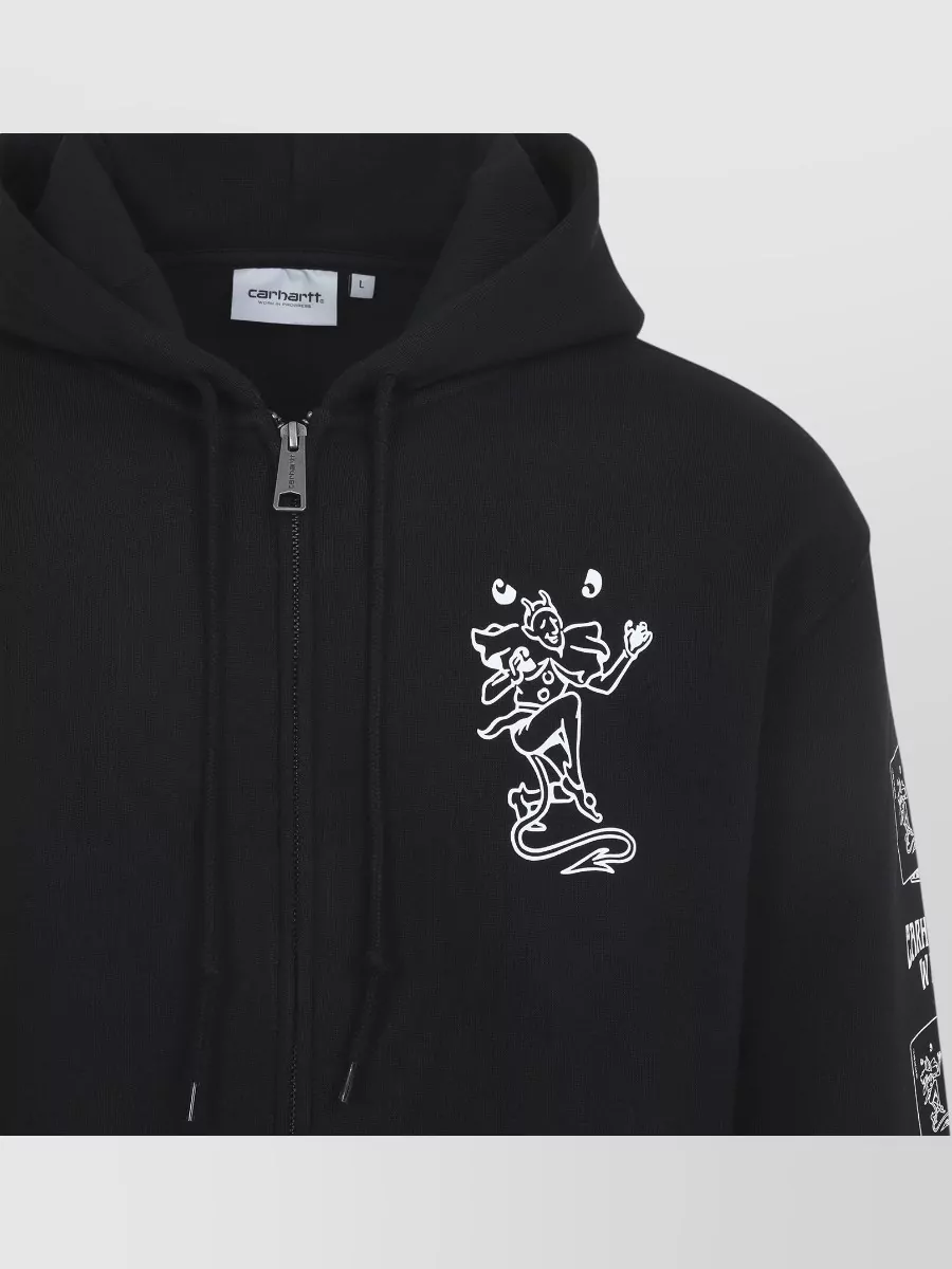 Carhartt Wip Printed Hooded Zip-Up Hoodie
