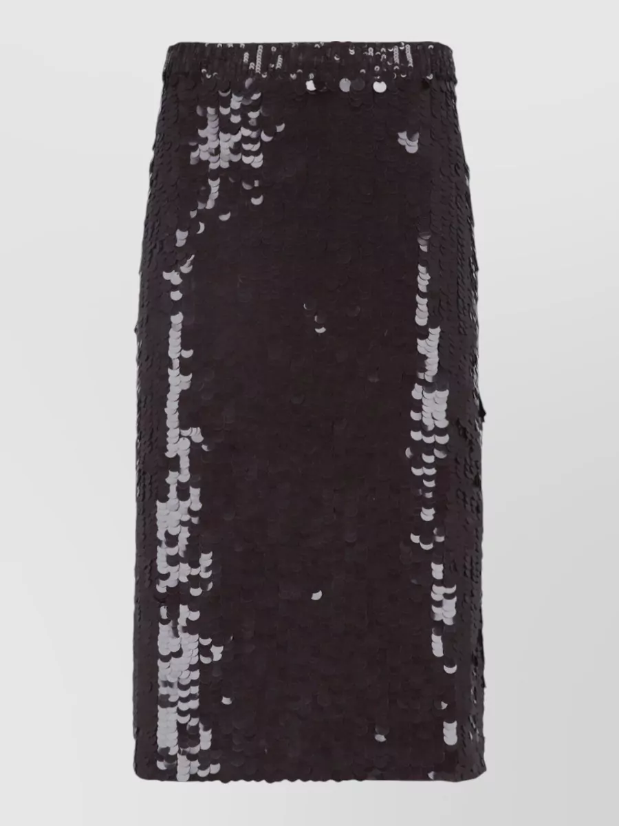Parosh knee-length fitted skirt