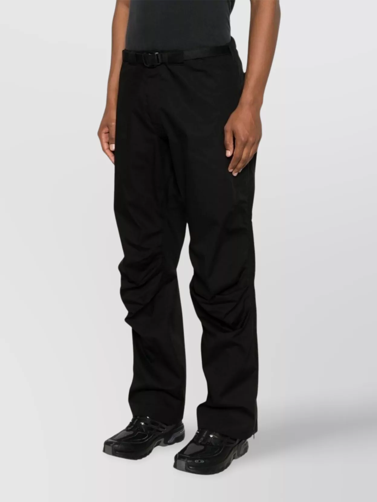 Gr10K Arc Straight Leg Trousers With Adjustable Waistband