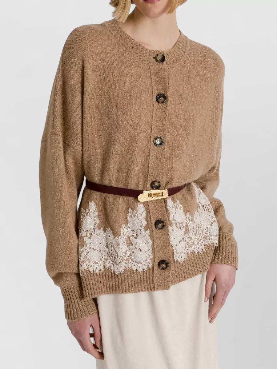 Alberta Ferretti Cashmere Wool Cardigan