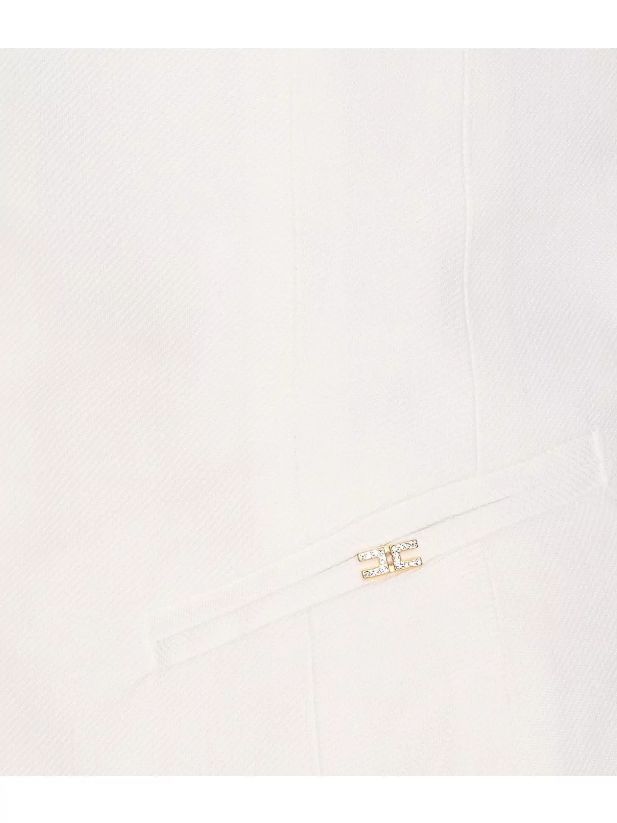 Shop Elisabetta Franchi Sleeveless V-neck Bow Detail Jacket