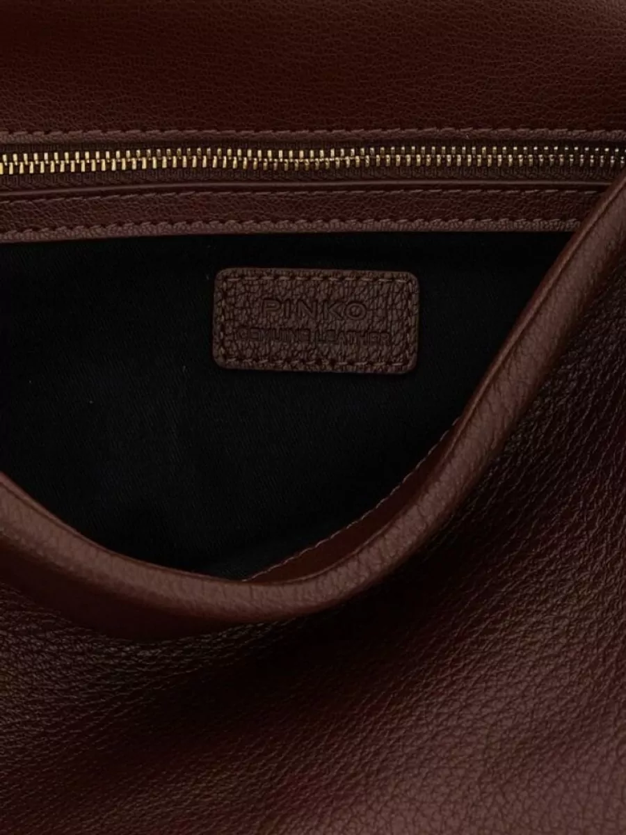 Pinko Leather Clutch Bag