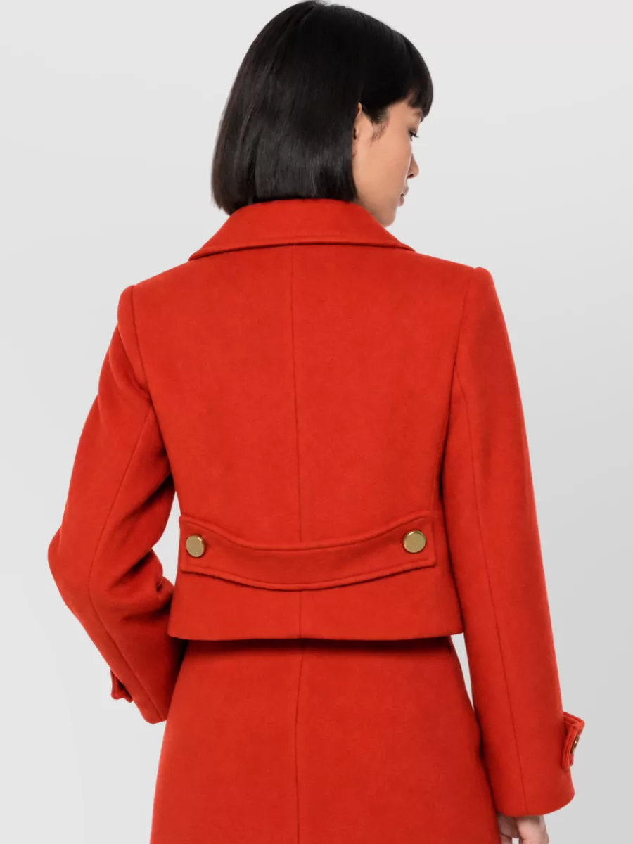 Parosh Wool Single Breasted Coat