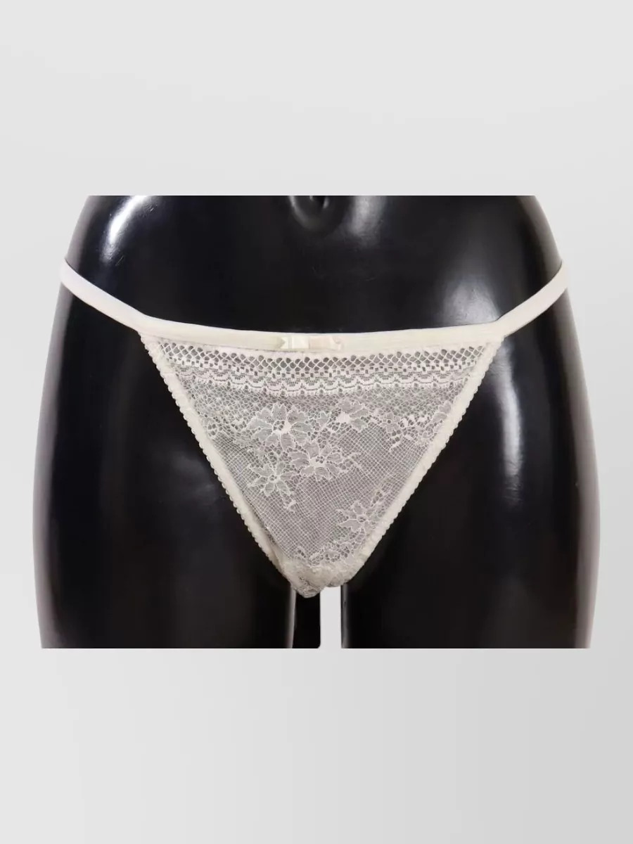 Dolce&Gabbana silk lace thong