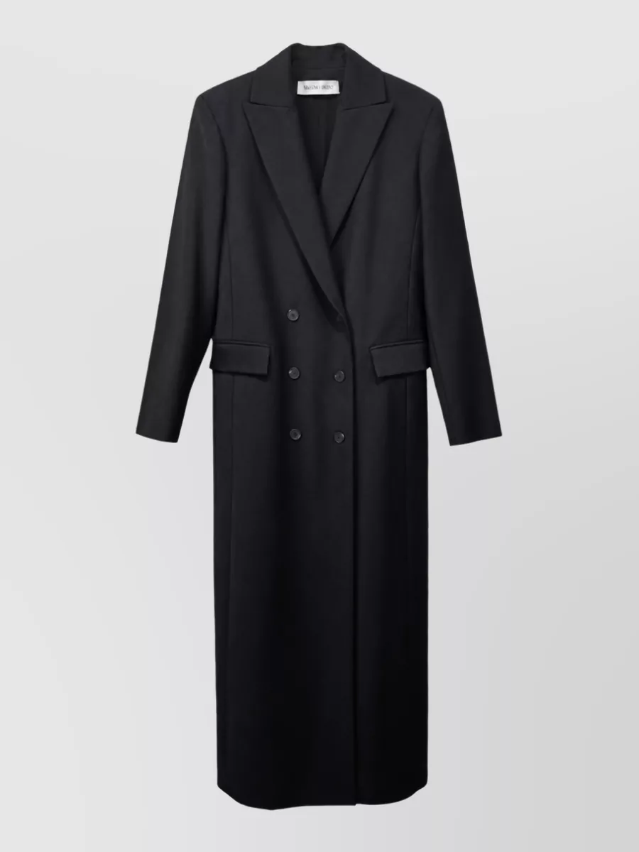 Raquel Diniz wool long coat dress
