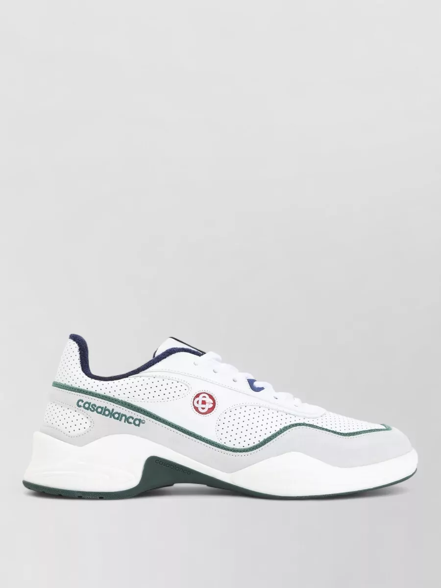 Casablanca Leather Low-Top Sneakers