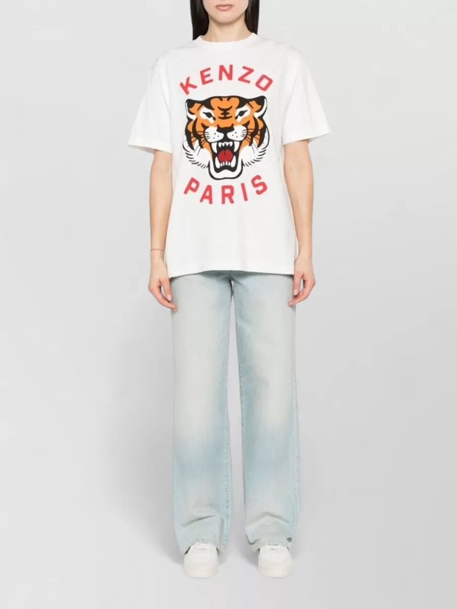 Kenzo Cotton Logo Print T-Shirt
