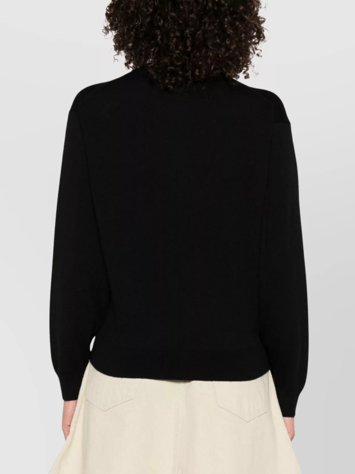 Kenzo Crew Neck Embroidered Detail Long Sleeves