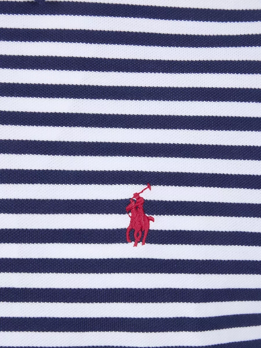 Polo Ralph Lauren Short Sleeve Striped Knit Polo Shirt