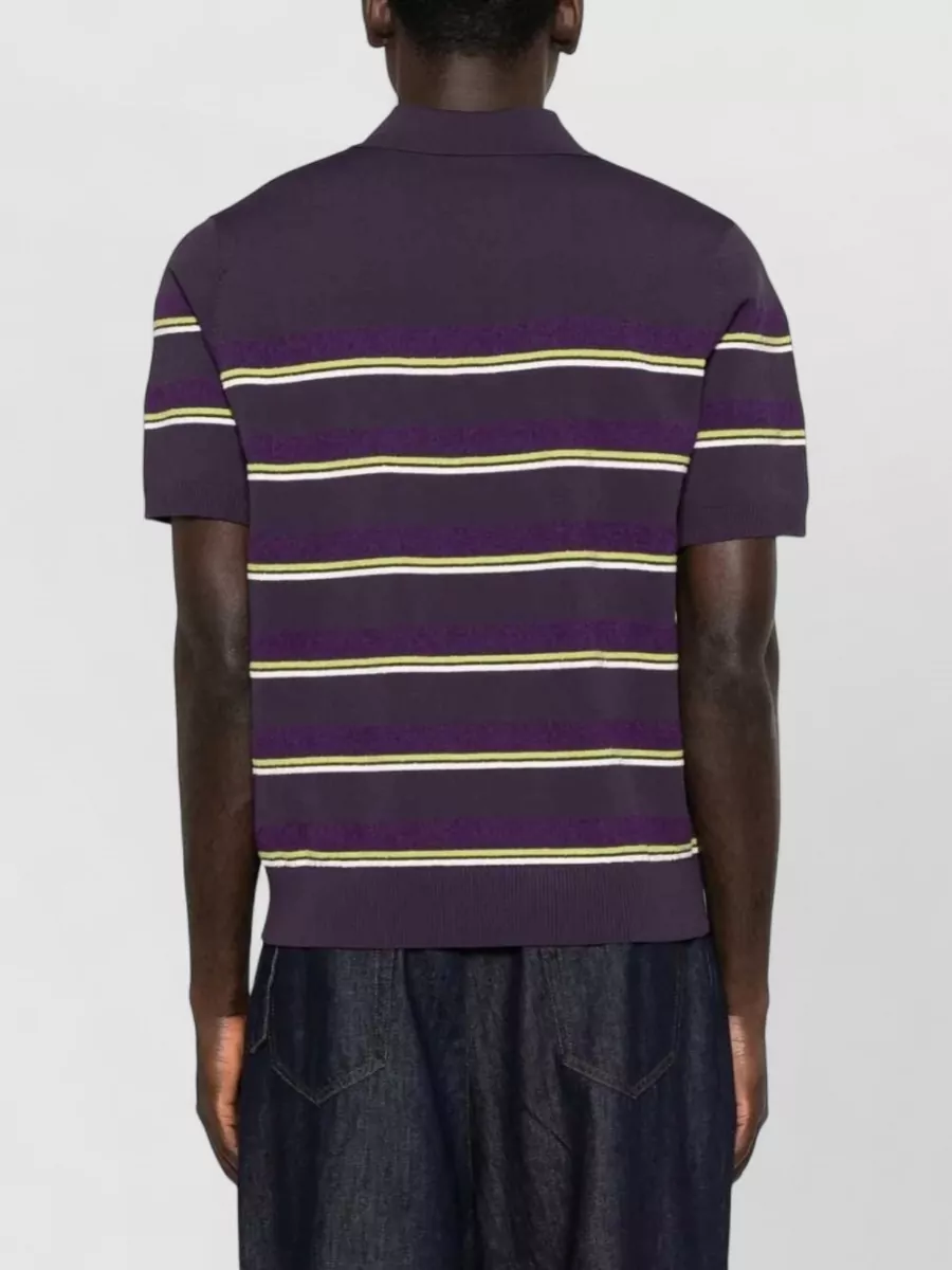 Casablanca Striped Polo Shirt