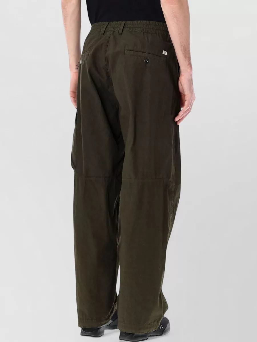 C.p. Company Cargo Trousers Microreps Fabric Side And Back Pockets