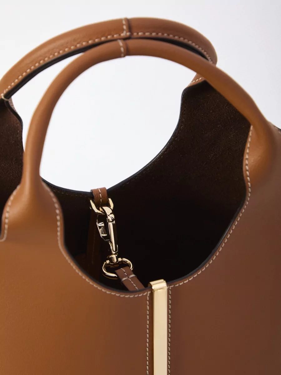 Tod's Mini Leather Shopping Tote Bag