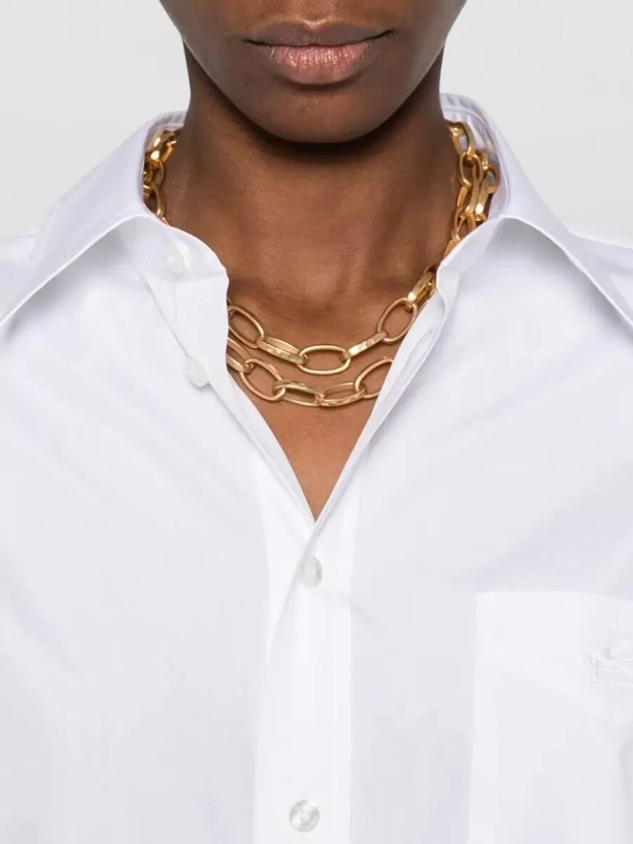 Etro Cotton Shirt Long Sleeves Chest Pocket