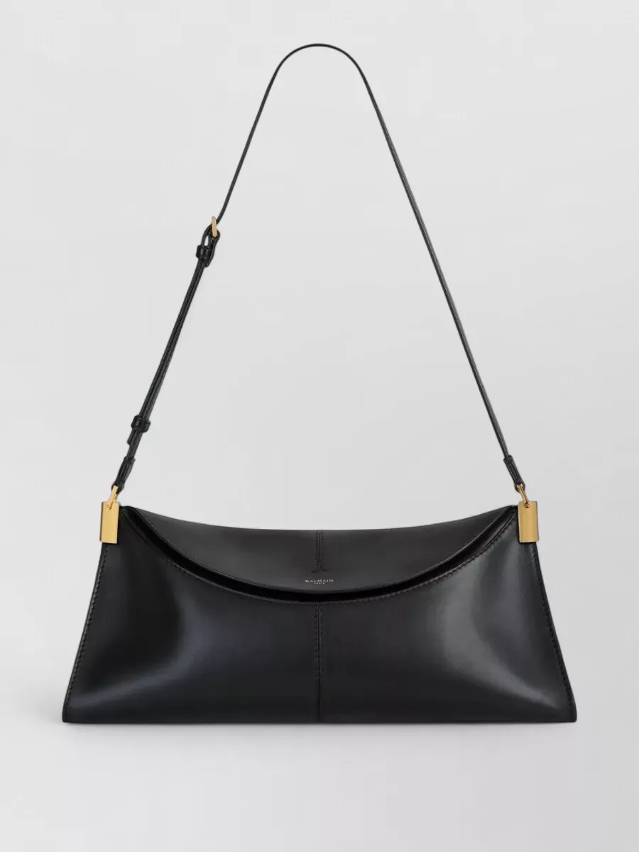 Balmain Na Leather Clutch Bag