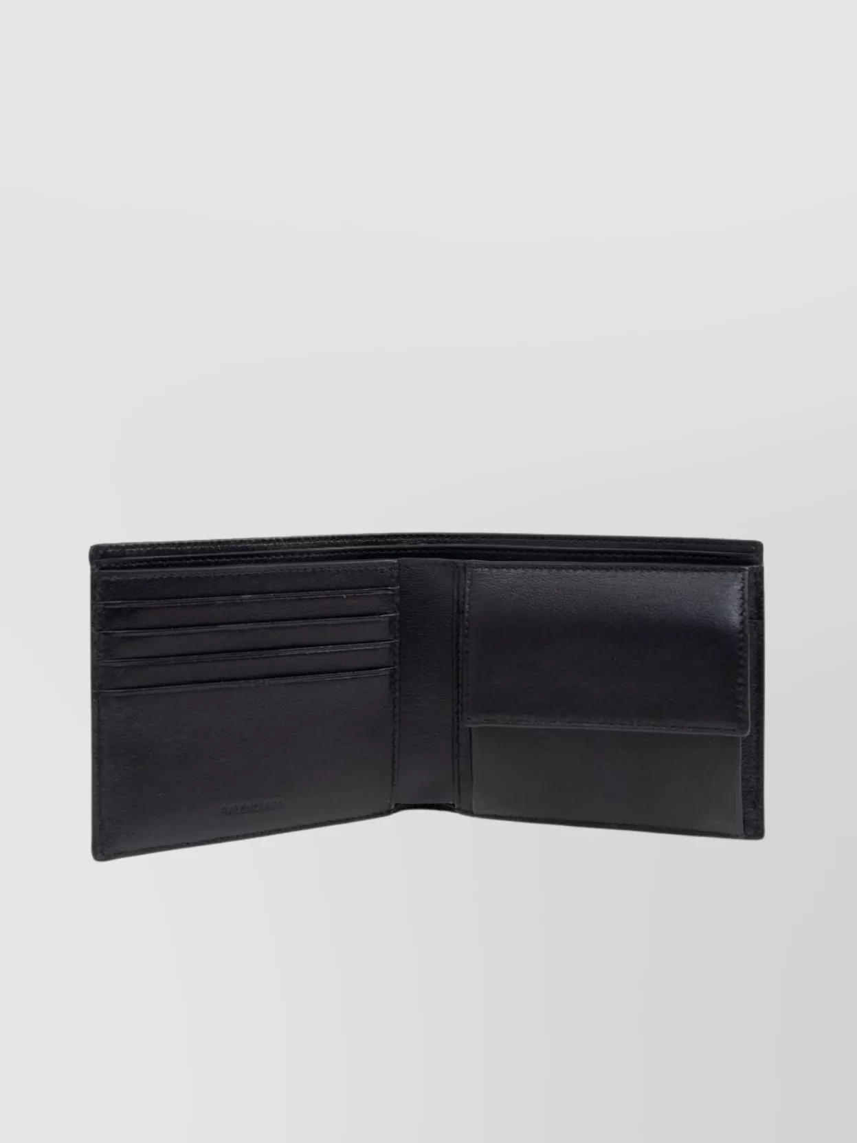 Balenciaga Square Leather Wallet Textured Surface