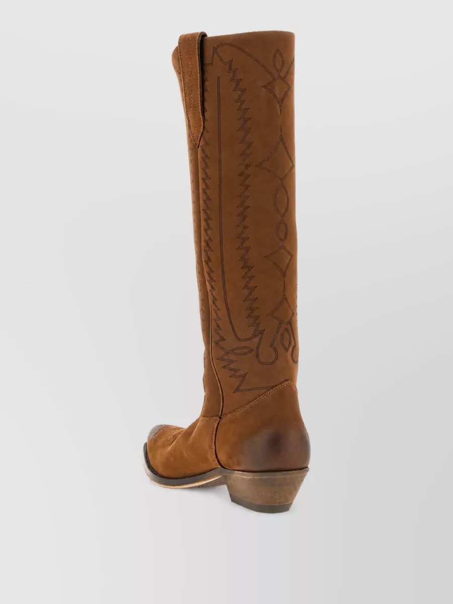 Golden Goose Leather Western Boots
