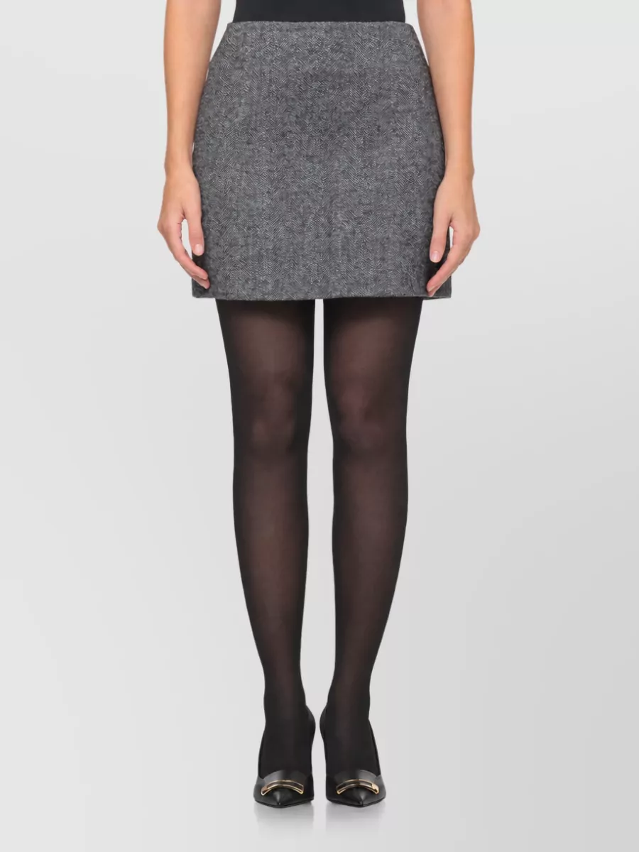 Blazé Milano Wool Mini Skirt